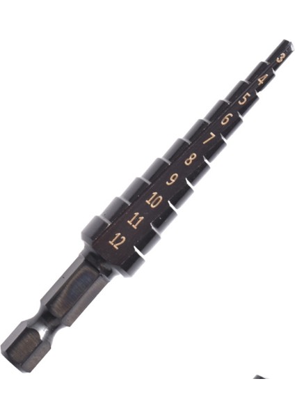 4 Adet 3-12 4-12 4-20MM Hss Düz Oluk Adım Matkap Ucu Nitrür Büküm Matkap Ahşap Metal Delik Kesici Çekirdek Delme Araçları (Yurt Dışından) modelleri