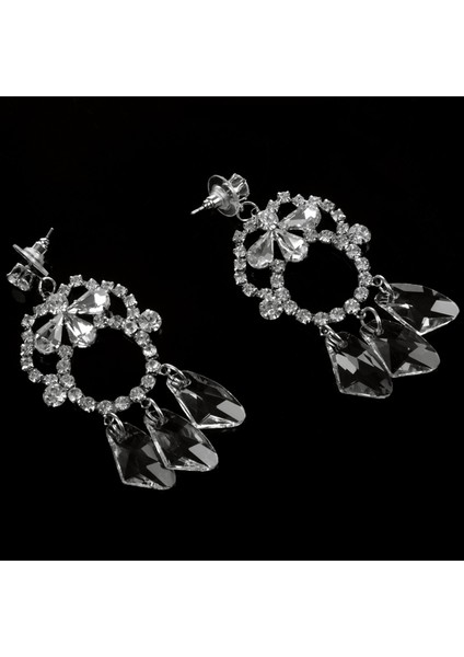 Kristal Ulusal Su Damlası Kadın Kolye Küpe Barok Vintage Kolye Takı (Yurt Dışından) indirimleri