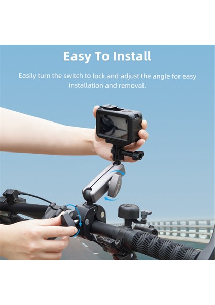 3 Eylem Kamera Gimbal Aksesuarlarıyla Uyumlu Motosiklet Klipsli Tutma Tabanı (Yurt Dışından) fiyatları