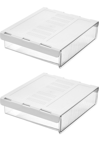 Paket Masa Düzenleyici, Kendinden Yapışkanlı Çekmece Masası Undermount Çekmece Ofis Ev Okulu Için Masanın Altında, Şeffaf (Yurt Dışından)