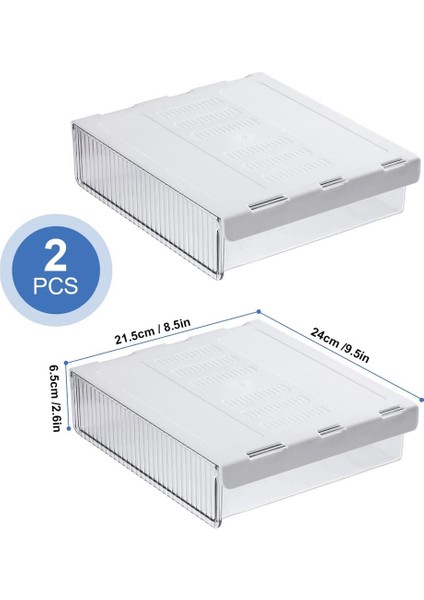 Paket Masa Düzenleyici, Kendinden Yapışkanlı Çekmece Masası Undermount Çekmece Ofis Ev Okulu Için Masanın Altında, Şeffaf (Yurt Dışından) indirimleri