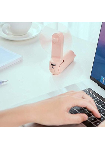 Taşınabilir El Mini Fan Güzel Küçük Ayı USB Katlanabilir Çok Amaçlı Açık Şarj Edilebilir Masaüstü Ev Beyaz (Yurt Dışından) modelleri