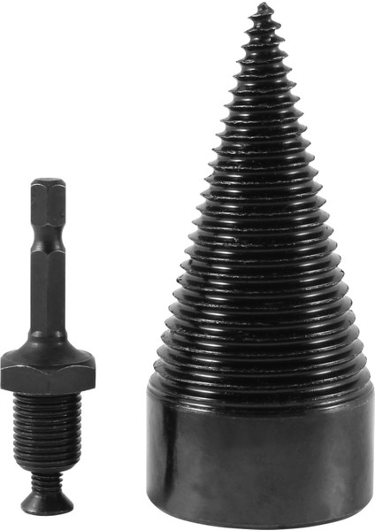 42MM Hex Shank Yakacak Odun Ayırıcı Makinesi Matkap Ahşap Koni Raybası Yumruk Sürücü Adım Matkap Ucu Bölünmüş Delme Araçları (Yurt Dışından)