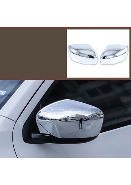 Navara NP300 2015-2020 ile Uyumlu Araba Yan Kapı Dikiz Aynası Kapağı Trim Çerçeve Dekorasyon Çıkartmaları Aksesuarları, Krom (Yurt Dışından) fiyatları