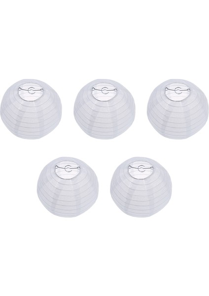 5x Beyaz Çin/japon Kağıt Fener/lamba 8 Inç Çap (Yurt Dışından)