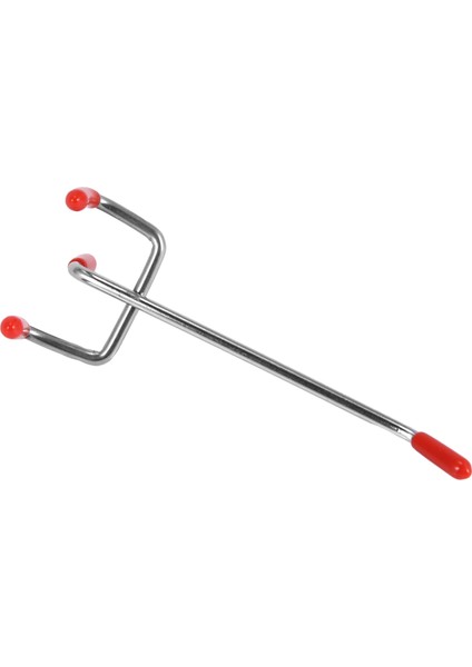 50 Adet 100MM Delikli Pano Kancaları Çıta Duvar Perakende Teşhir Mağaza Peg Asmak Ev Askısına Uyar Krom Metal 1-1.5kg Yükleme (Yurt Dışından)