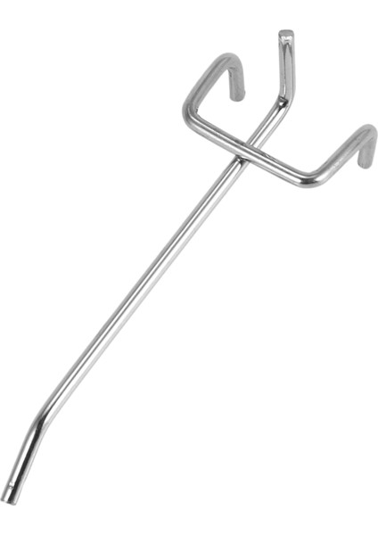50 Adet 100MM Delikli Pano Kancaları Çıta Duvar Perakende Teşhir Mağaza Peg Asmak Ev Askısına Uyar Krom Metal 1-1.5kg Yükleme (Yurt Dışından)