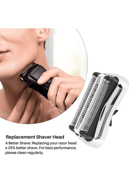 32S Tıraş Makinesi Yedek Kafa Bıçak Net Membran Braun Serisi 3 Elektrikli Jilet 301S 310S 320S 3000S 3020S 3030S 3040 (Yurt Dışından) fırsatları