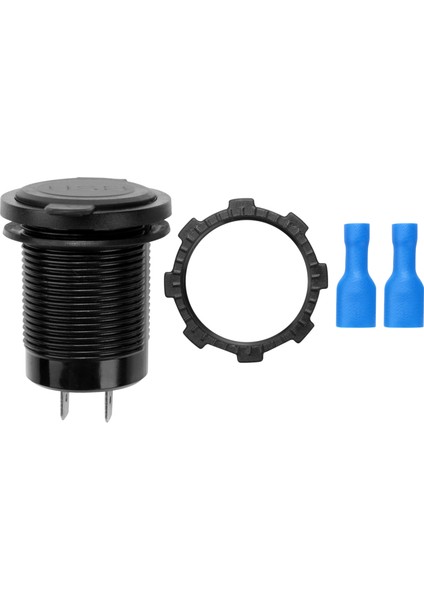 12V 24V Araba Motosiklet Için 5V 4.2A Çift 2usb Şarj Soketi Adaptörü Güç Çıkışı(Mavi) (Yurt Dışından)