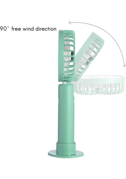 Soğutucu Mini El Fanı USB Şarj Kişisel Masa Fanları Şarj Edilebilir Taşınabilir Ofis Açık Seyahat Enerji Mavi (Yurt Dışından) modelleri