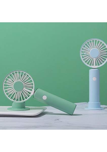 Soğutucu Mini El Fanı USB Şarj Kişisel Masa Fanları Şarj Edilebilir Taşınabilir Ofis Açık Seyahat Enerji Mavi (Yurt Dışından) fırsatları