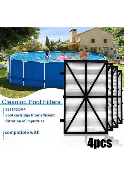 Adet ile Uyumlu Dolphin M400 M500 Ultra Ince Filtre Elemanları Havuz Temizleyici Filtre 9991432-R4 Havuz Filtresi Yedek Parçaları (Yurt Dışından)