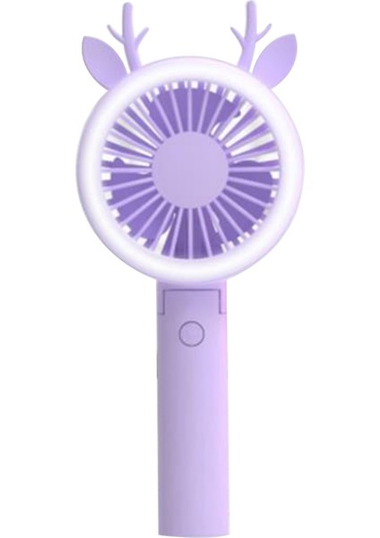 Şarj Edilebilir Fan Hava Soğutucu Kumandalı El Tipi USB Düz Renk Taşınabilir Masaüstü Ev Ofis Fanı, Mor (Yurt Dışından) indirimleri