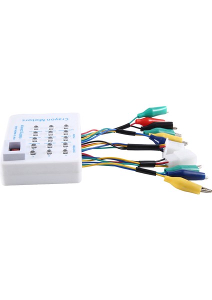 24V/36V/48V/60V/72V Elektro Araba E-Bisiklet Scooter Fırçasız Motor Kontrol Cihazı Teste Motor Bobini Için (Beyaz) (Yurt Dışından)