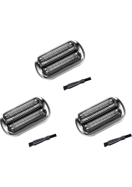 Braun Series 7, 7020S, 7025S, 7085CC, 7027CS, 7071CC, 7075CC Için 3x 73S Tıraş Makinesi Folyosu ve Kesici Yedek Parça (Yurt Dışından)