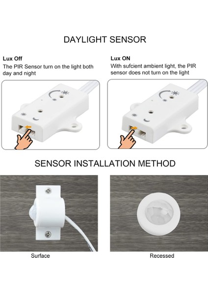 Hareket Sensörlü LED Merdiven Piksel Işık Kontrol Cihazı Rgb LED Kontrol Cihazı, Gün Işığı Sensörlü Merdiven Aydınlatma Kontrol Cihazı (Yurt Dışından)
