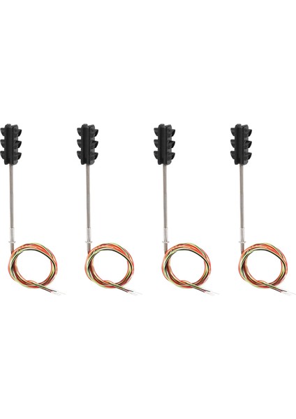 4x 3 Renk Trafik Işığı Sinyalleri Ho Oo Ölçekli Model 6led Diy Kum Masa Geçişi Sokak Inşaatı Demiryolu Iki Tarafı (Yurt Dışından)