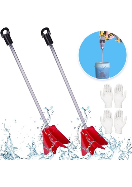 Matkap Için Helix Reçine Karıştırıcı, Hızlı Karıştırma ve Güçlü Matkap Ataşmanı 3/8 Inç ve Daha Büyük Matkaplarla Çalışma, Boya Karıştırıcı (Yurt Dışından)