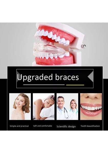 3 Aşamalı Diş Ortodonti Diş Düzeltici Diş Telleri Diş Tutucu Düzleştirme Araçları Diş Kapaklı Hijyen Düzeltici (Yurt Dışından) fırsatları