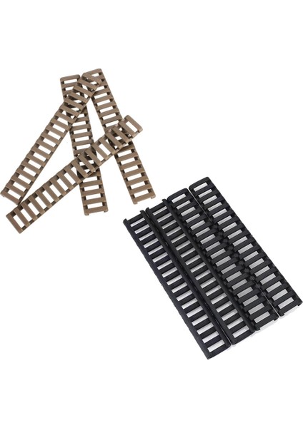 8 Pcs Polimer Yumuşak Kolay Kurulum Merdiveni, 18 Yuva, Kum Rengi (Yurt Dışından)