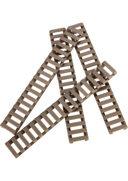 8 Pcs Polimer Yumuşak Kolay Kurulum Merdiveni, 18 Yuva, Kum Rengi (Yurt Dışından)