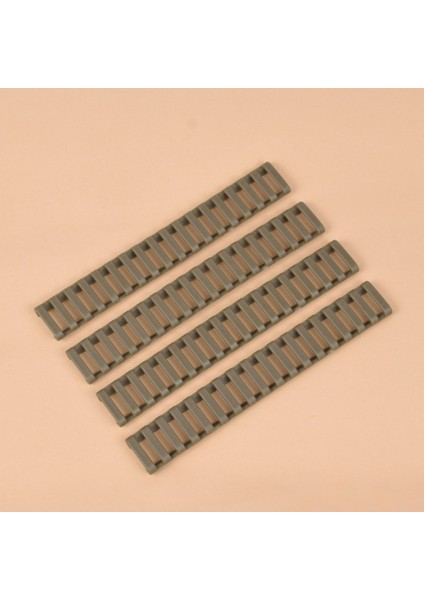 8 Pcs Polimer Yumuşak Kolay Kurulum Merdiveni, 18 Yuva, Kum Rengi (Yurt Dışından)