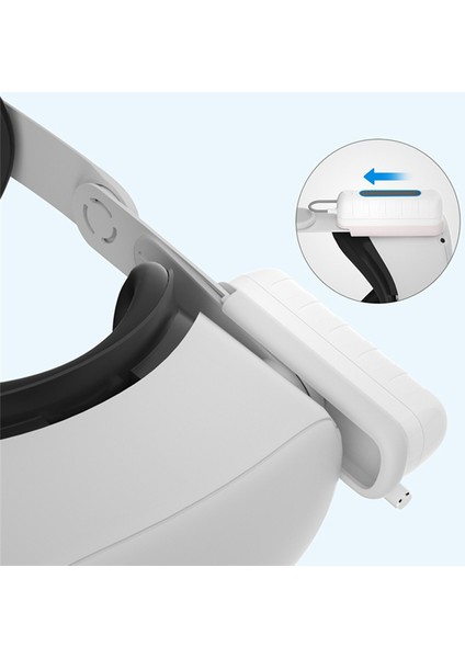 Quest 2 5V2A Hızlı Şarj Tip-C Arayüzü ile Uyumlu 5000 Mah Mini Pil Meta Quest2 Vr Aksesuarlarıyla Uyumlu Rgb Lamba (Yurt Dışından) fiyatları