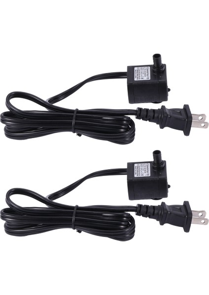 2x Mini Ac 110V 3W Dalgıç Su Pompası Akvaryum Çeşmesi Hava Balık Tankı Gölet Su Pompası Abd Plug 110V (Yurt Dışından)
