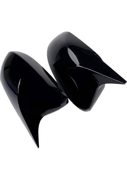 Araba Dikiz Aynası Kapağı Kapı Yan Kanat Ayna Kapakları Trim 2020 ile Uyumlu (Yurt Dışından)