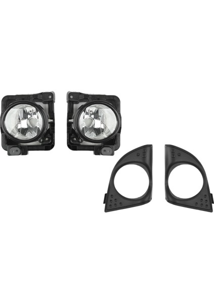 1 Çift Lh + Rh Sis Lambası Sis Lambası Lamba Kapağı Metal Ampul Olmadan Tsx 2009-2010 (Yurt Dışından)