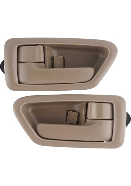 1 Çift Iç Iç Kapı Kolu Değiştirmeleri 1997-2001 Bej 69205-AA010 69206-AA010 ile Uyumludur (Yurt Dışından)