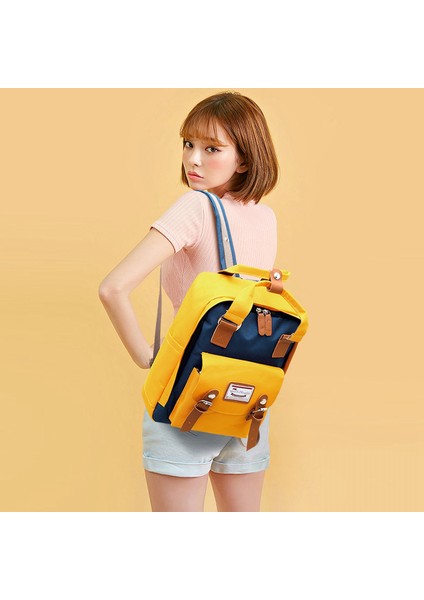 Moda Patchwork Kadın Sırt Çantası Dizüstü Su Geçirmez Oxford Seyahat Sırt Çantası Genç Kızlar Için Büyük Kapasiteli Sırt Çantası (Yurt Dışından) indirimleri