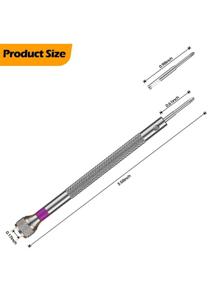 8 Adet Profesyonel Tornavida Seti Mini Hassas Tornavida Seti 0.6-1.6mm Izle Gözlük Elektronik Tamir (Yurt Dışından)