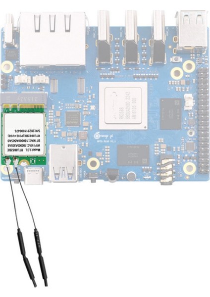 Plus Kablosuz Ağ Kartı ile Uyumlu Wifi 6 Modülü Opi5 Plus Wi-Fi 6+Bluetooth 5.2 Geliştirme Kartı ile Uyumlu (Yurt Dışından) fırsatları