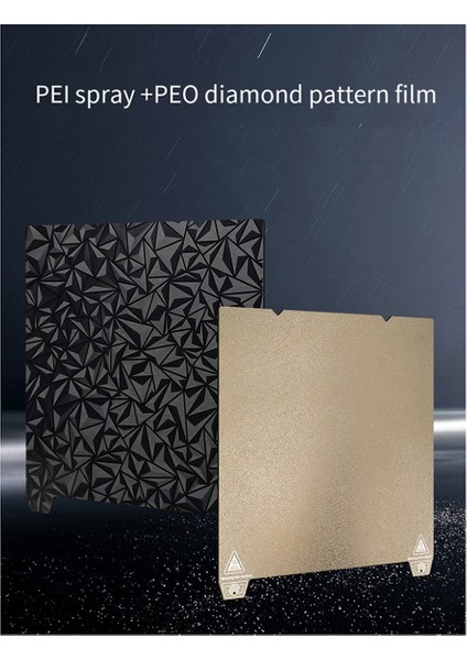 Sıcak Yatak Baskı Paneli 310X315MM Pei Püskürtme + Peo Film Yapı Plakası K1 Max Yazıcı ile Uyumlu (Yurt Dışından)