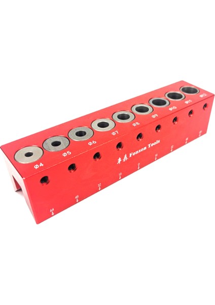 Fonson Araçları Kendinden Merkezleme Dübel Jig 4-12MM Adım Matkap Kılavuz Çalı Seti Ahşap Dübel Cep Delik Doğrama Ortak Aracı (Yurt Dışından)