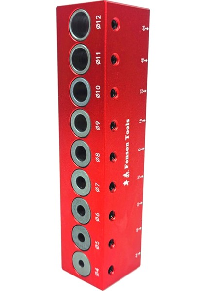 Fonson Araçları Kendinden Merkezleme Dübel Jig 4-12MM Adım Matkap Kılavuz Çalı Seti Ahşap Dübel Cep Delik Doğrama Ortak Aracı (Yurt Dışından)