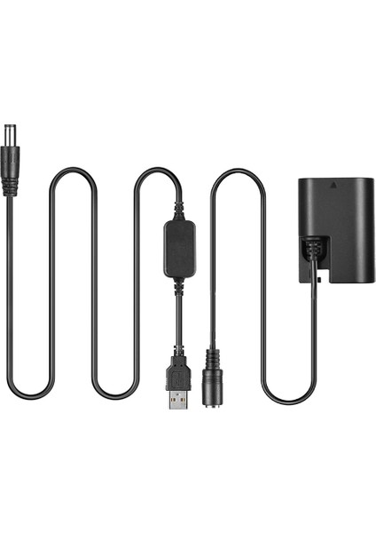 -E6 -E6 Lp E6 E6N Kukla Pil USB Güç Adaptörü Kiti 5d Mark Iıı Iı 6d 7d 60D 70D 80D 90D R R5 R6 (Yurt Dışından)
