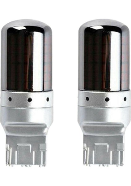 6 Adet Krom 7440 T20 144SMD Amber Canbus Hata Ücretsiz LED Lamba Ampul Dönüş Sinyali Işık (Yurt Dışından)