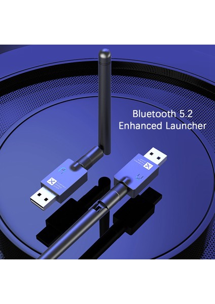 Qcc5.2 Düşük Gecikmeli Bluetooth Ses Verici Biri Iki Destekle Uyumlu (Yurt Dışından)