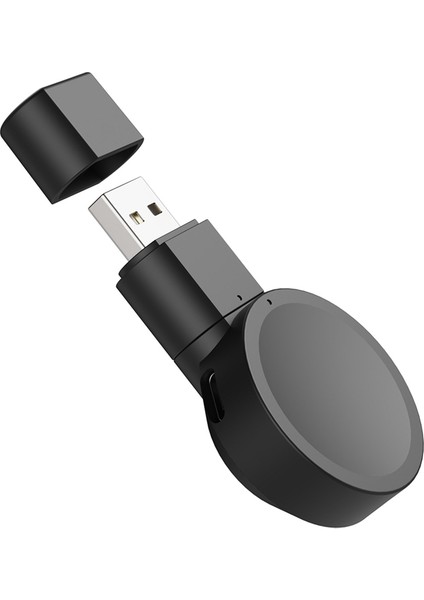Galaxy Watch 5/4/3 Watch 3 Active 2 Taşınabilir USB Bağlantı Noktası Şarj Standı ile Uyumlu Kablosuz Cep Saati Şarj Cihazı Dock'u (Yurt Dışından)