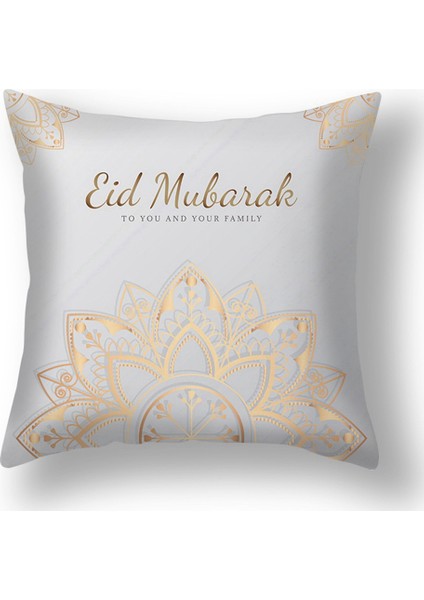 Eid Mubarak Süslemeleri Ev Minder Örtüsü Ramazan Dekor Yastık Kılıfı Eid Al Kurban Ramazan Islam Dekorasyon (Yurt Dışından) indirimleri