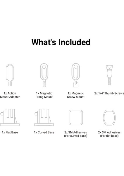 Go 2 Montaj Adaptörü Paketi Genişletilmiş Spor Aksesuarları Aksiyon Kamerası Aksesuarı ile Uyumlu (Yurt Dışından) fiyatları