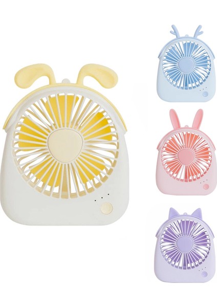 Mini USB Masaüstü El Küçük Fan Akülü Güç Taşınabilir Müzik Pet Açık Pembe (Yurt Dışından) modelleri