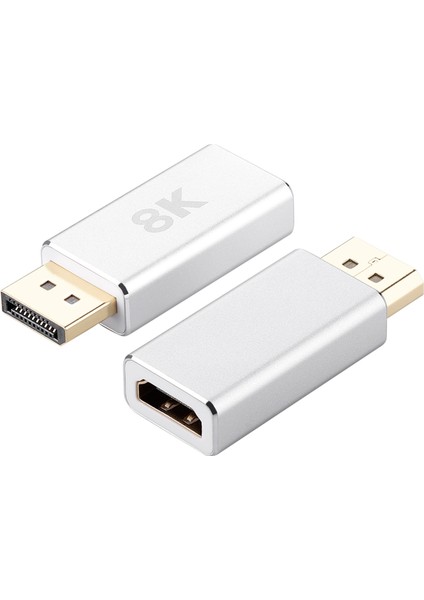 Aktif Standart Dp1.4 - Uyumlu 2.1 Adaptör, Dp - Uyumlu Kablo Dönüştürücü, 8K@60Hz Desteği (Yurt Dışından)