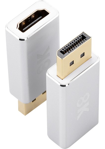 Aktif Standart Dp1.4 - Uyumlu 2.1 Adaptör, Dp - Uyumlu Kablo Dönüştürücü, 8K@60Hz Desteği (Yurt Dışından) indirimleri