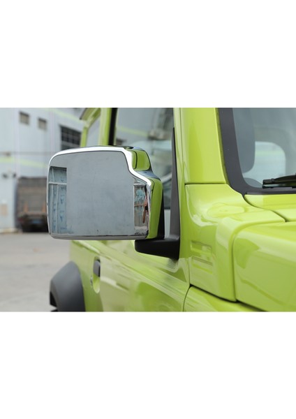 Jimny ile Uyumlu 2019 2020 2021 2022 Aksesuarları Dikiz Aynası Çıkartması Çerçeve Kapak Trim Dekoratif Çıkartmalar, Gümüş (Yurt Dışından) modelleri
