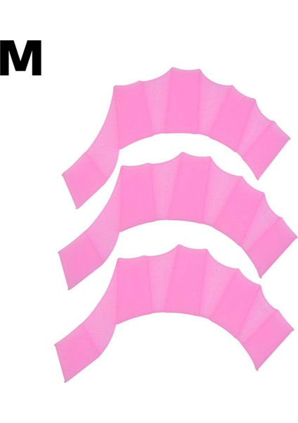 Silikon Yüzme El Eldivenleri Yüzücü Acemi Yüzücü Serbest Stil Palm Trainer ile Uyumlu Yüzme Sevgilisi Pembe M ile Uyumlu (Yurt Dışından) indirimleri