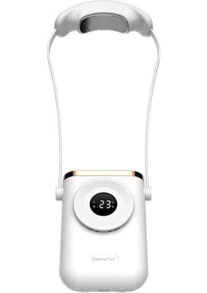 Mini Boyun Fanı Taşınabilir Bladeless USB Şarj Edilebilir Dilsiz Spor Hayranları Açık Ayrı Yarıiletken Soğutma Beyaz (Yurt Dışından) fiyatları