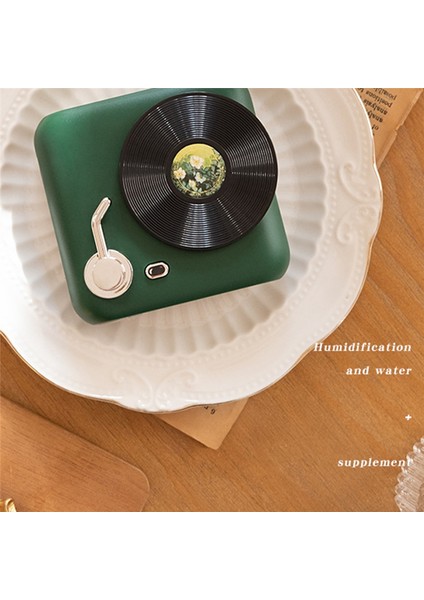 Taşınabilir Retro Kamera Klima Fanı Nemlendirme Asılı Boyun Masaüstü Ofis Fanı-Yeşil Için El (Yurt Dışından) fiyatları